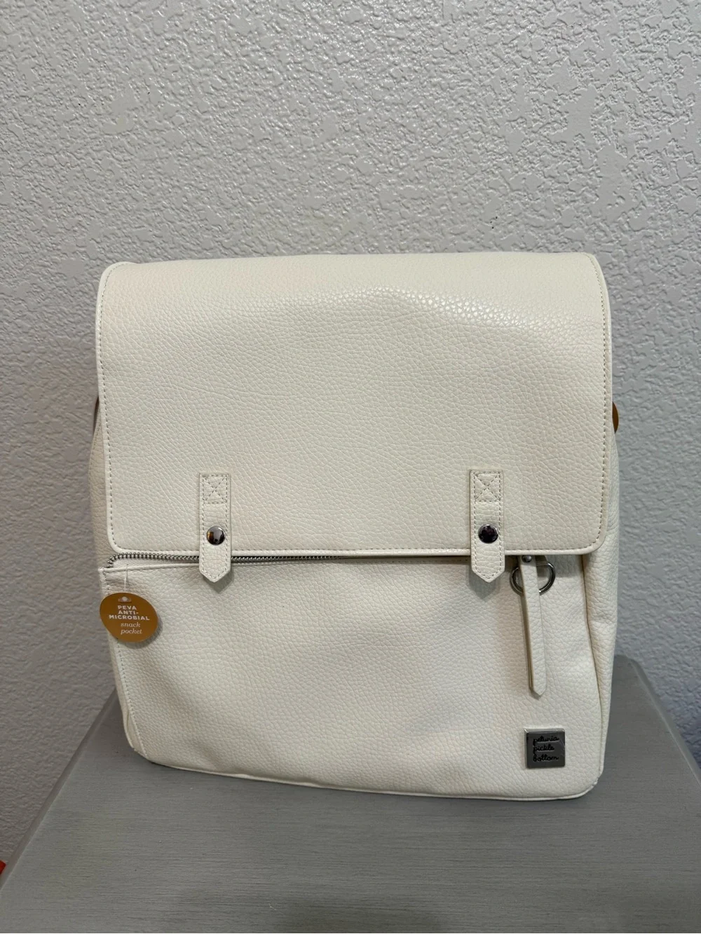 Petunia Pickle Bottom Meta Backpack Diaper Bag in Ivory NWOT